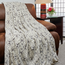 Decorative Throw Stratford Kathy ireland Holiday Print Plush Flannel Throw Blanket