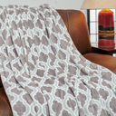 Decorative Throw Verona Kathy ireland Holiday Print Plush Flannel Throw Blanket