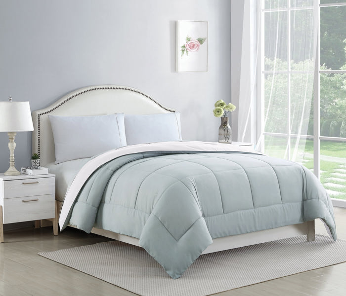 Bibb Home 2-Tone Reversible Down Alternative Comforter