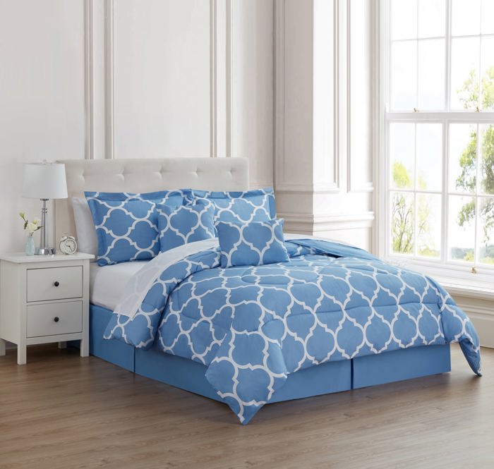 Kathy Ireland 6 Piece Trellis Oversized Comforter Set