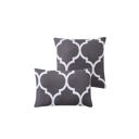 King Dark Grey Kathy Ireland 6 Piece Trellis Oversized Comforter Set