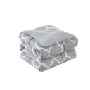 Queen Silver Kathy Ireland 6 Piece Trellis Oversized Comforter Set