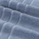 8-piece Dusty Blue Bibb Home 18 Piece Zero Twist Egyptian Cotton Towel Set