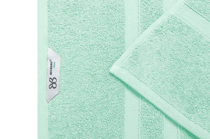 Bibb Home 6-Piece Zero Twist Egyptian Cotton Towel Set