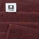 6-piece Chocolate Bibb Home 6-Piece Zero Twist Egyptian Cotton Towel Set