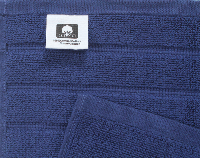 Bibb Home 6-Piece Zero Twist Egyptian Cotton Towel Set