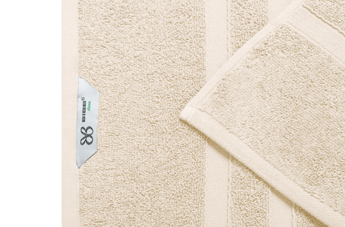 Bibb Home 6-Piece Zero Twist Egyptian Cotton Towel Set