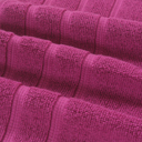 6-piece Raspberry Bibb Home 6-Piece Zero Twist Egyptian Cotton Towel Set