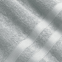 6-piece Silver Bibb Home 6-Piece Zero Twist Egyptian Cotton Towel Set