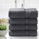 4-piece Pebble Grey Kathy Ireland 2-4 Piece Zero Twist Cotton Plush Bath Sheet Set