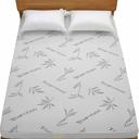 Queen White Premium Bamboo 100% Waterproof Mattress Protector