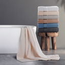  Bibb Home 18 Piece Zero Twist Egyptian Cotton Towel Set