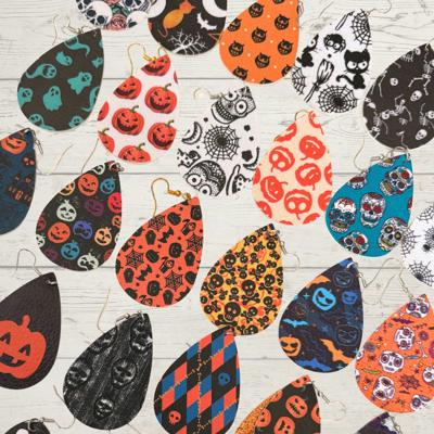 Spooky Cute Faux Leather Halloween Earrings