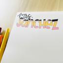 Large Pencil Personalized Notepad 