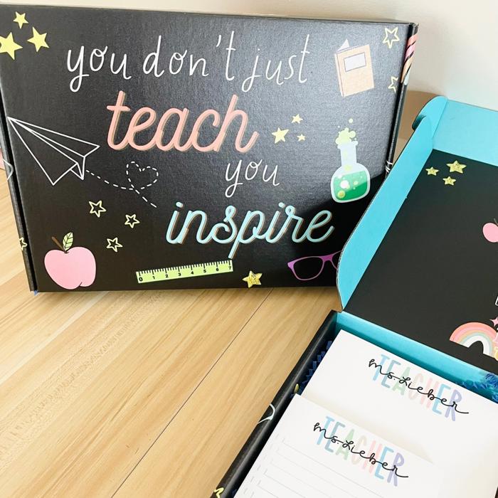 Teacher Appreciation Gift Box I Teacher Christmas Gift