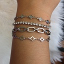  Waterproof Bracelet Stack Silver 