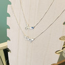  Name Necklace With Heart Custom Personalized
