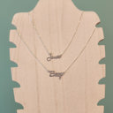  Name Necklace With Heart Custom Personalized