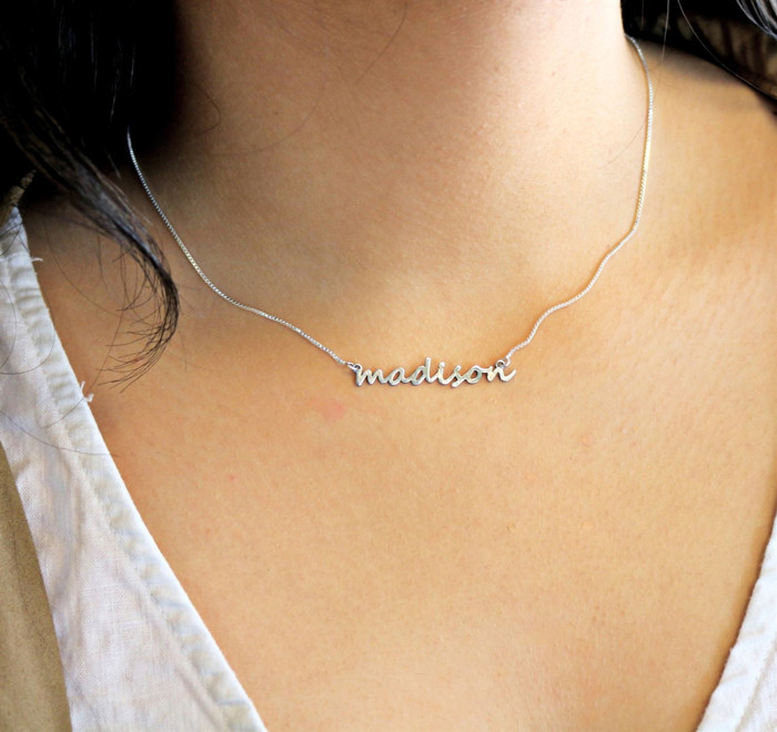 Mini Personalized Name Necklace