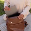 Coffee Brielle Convertible Bag 2.0