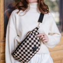  Avril Patterned Oversized Belt Bag