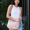 Dusty Blush Marissa Saddle Crossbody
