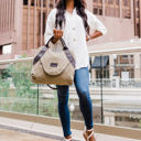Army Green Kinsley Canvas Bag