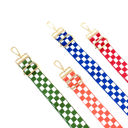  Lizzie Checkered Adjustable Bag Strap
