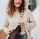 Coffee Sutton Sling Crossbody