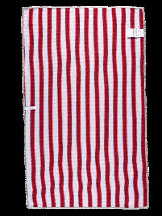 Reversible Waffle Knit Towel "Fresh Catch"