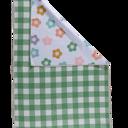  Reversible Waffle Knit Dish Towel  "Lucky Petals"
