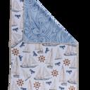  Reversible Waffle Knit Dish Towel "Seaside" 