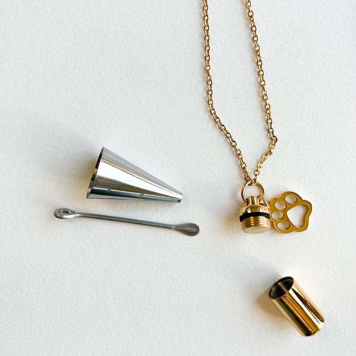Cylinder Memorial Urn Necklace – PET LOSS