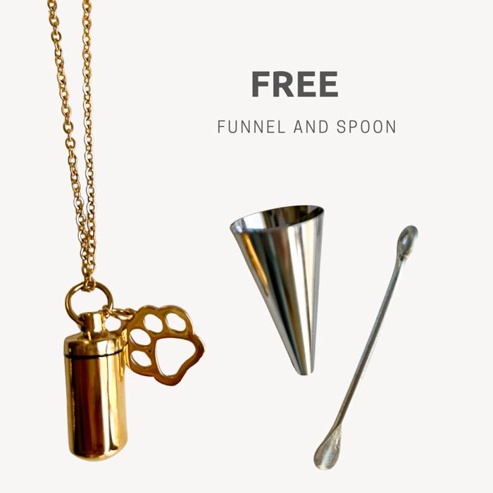Cylinder Memorial Urn Necklace – PET LOSS