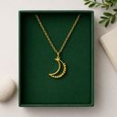  Gold plated Moon Anxiety Necklace 