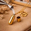  Cylinder Memorial Urn Necklace – PET LOSS