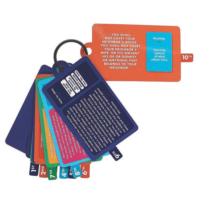 Christian Flashcards to Help Kids Learn About the Bible & Faith