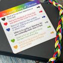 Colors of Salvation Kids Witness Scripture Cards with Bracelet and Pouch Christian Flashcards to Help Kids Learn About the Bible & Faith