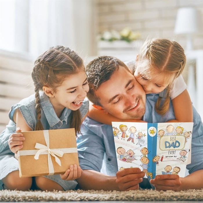 Best Dad Ever! | Fill-in-the-Blank Book | Gift from Child
