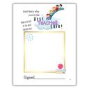  Best Teacher Ever! | Personalized Writing & Drawing Book for Kids