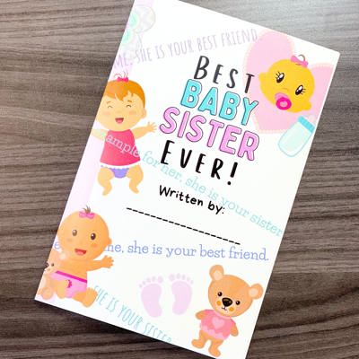 Best Baby Sister Ever - Kids Book (Paperback) - Written by Your Child!
