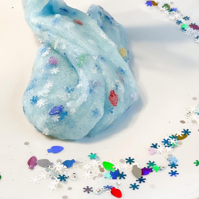 Blue Christmas Slime Kit