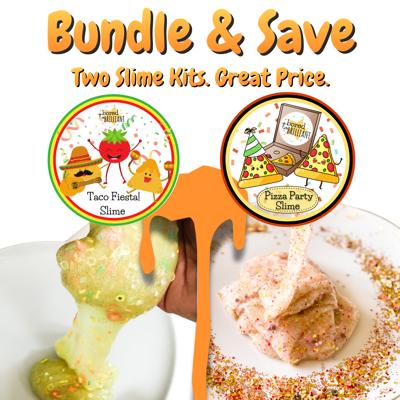 BUNDLE & SAVE on 'Pizza Party' AND 'Taco Fiesta' Slime Kits