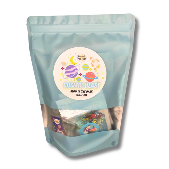 Cosmic Blast Glow-In-The-Dark Slime Kit