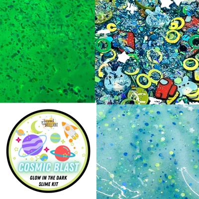 Cosmic Blast Glow-In-The-Dark Slime Kit