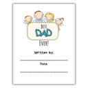  Best Dad Ever! | Fill-in-the-Blank Book | Gift from Child