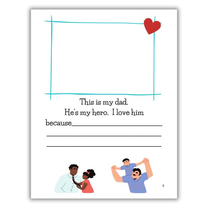 Best Dad Ever! | Fill-in-the-Blank Book | Gift from Child