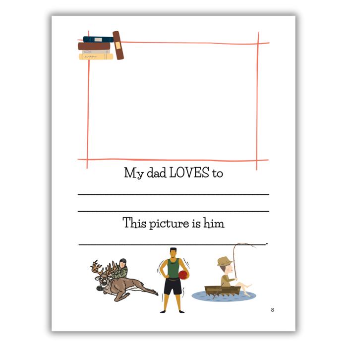 Best Dad Ever! | Fill-in-the-Blank Book | Gift from Child