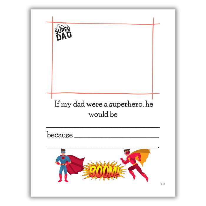Best Dad Ever! | Fill-in-the-Blank Book | Gift from Child