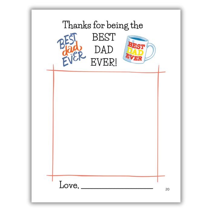 Best Dad Ever! | Fill-in-the-Blank Book | Gift from Child